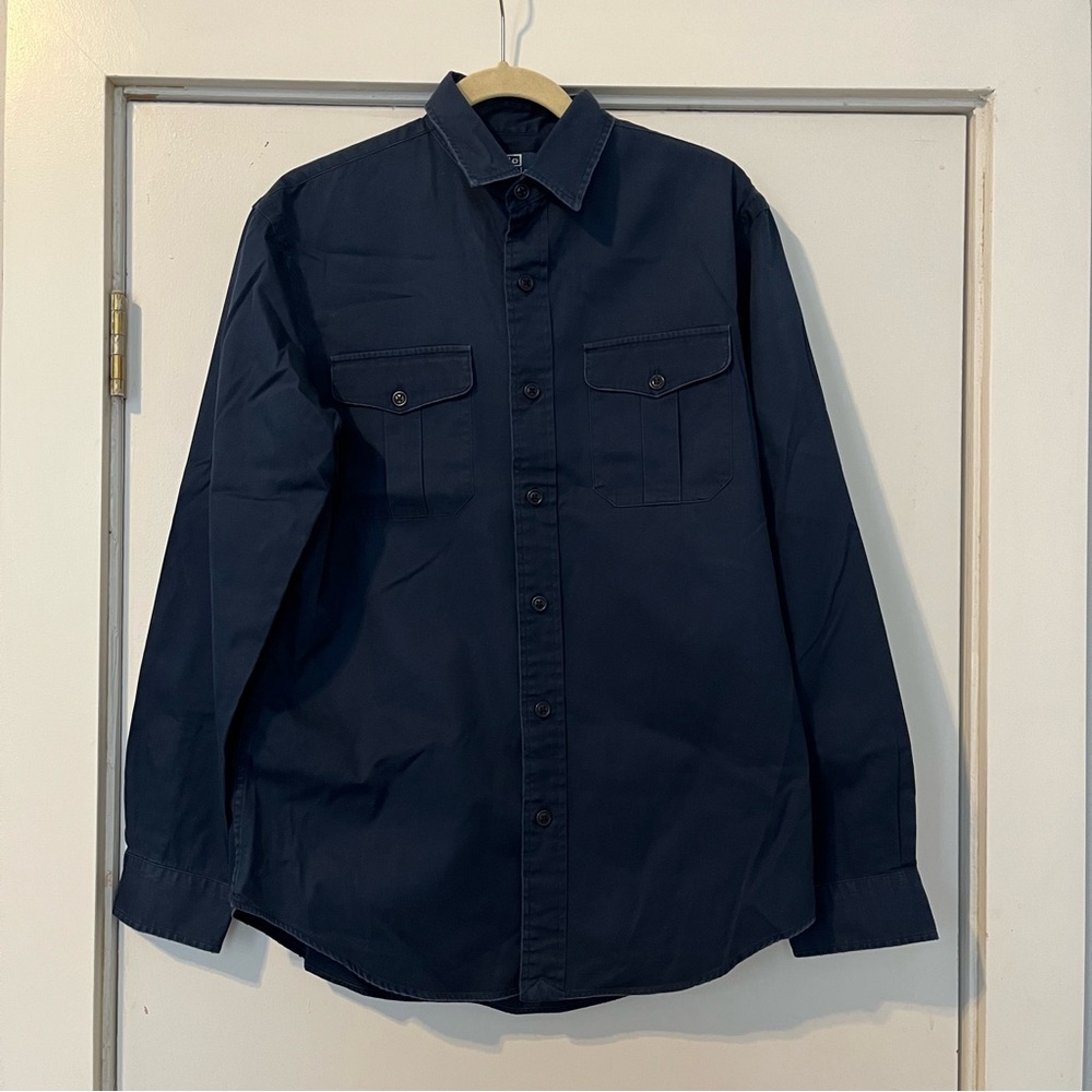 Polo by Ralph Lauren Navy Casual Button Down Shirt cotton